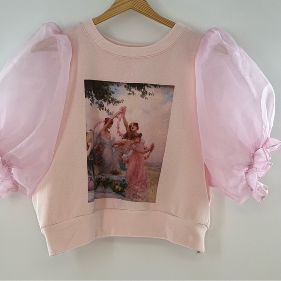 Selkie The Minnie Sweater Festival Girls Pink Size Small